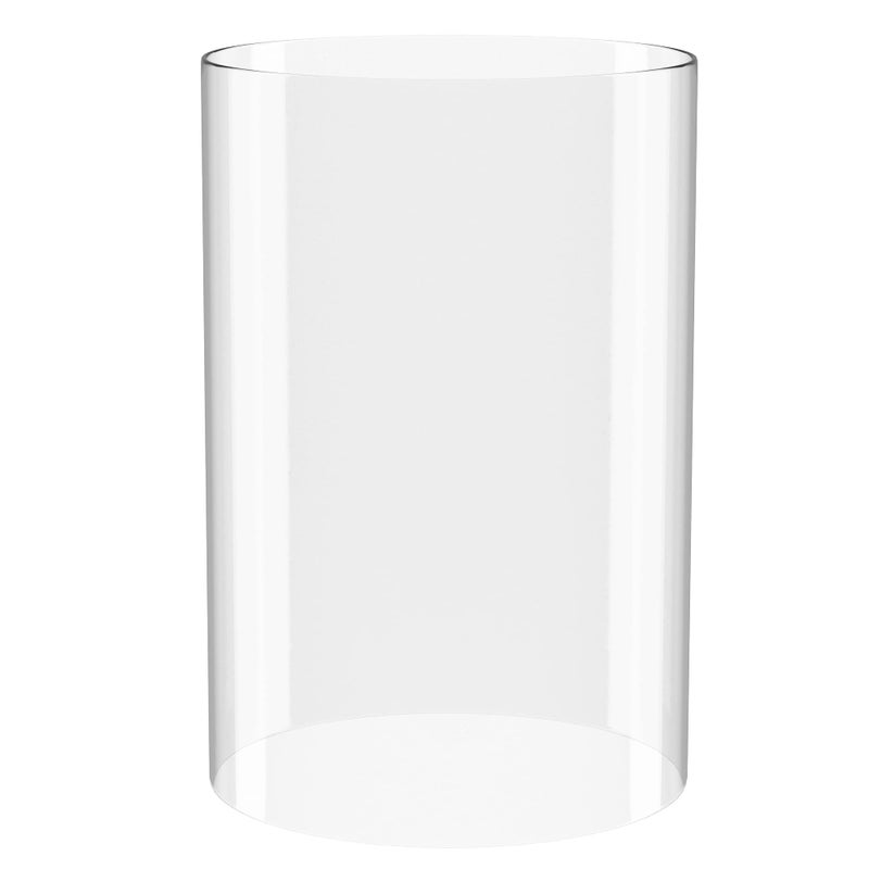 KETELAMP Hurricane Candle Holder Glass  Open Ended Glass  Bottomless Cylindrical Glass  Glass Lamp Shade of 3"" x 4"" (Multiple Specifications) - Image 1